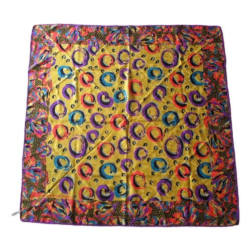 Pre-owned Emanuel Ungaro Silk Handkerchief In Multicolour