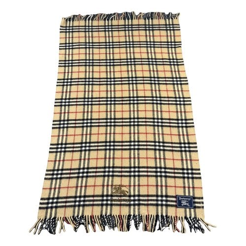 Pre-owned Burberry Wool Stole In Other