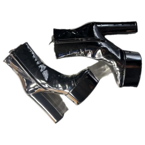 Pre-owned N°21 Leather Heels In Silver