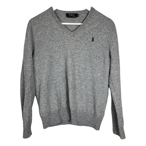 Pre-owned Polo Ralph Lauren Wool Knitwear & Sweatshirt In Grey