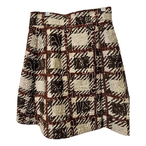 Pre-owned Louis Vuitton Mid-length Skirt In Brown