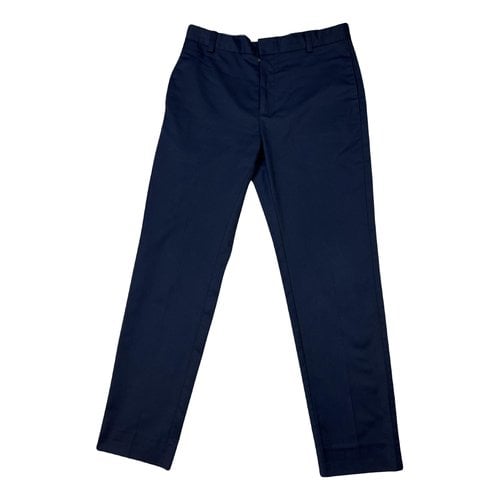 Pre-owned Wood Wood Trousers In Blue