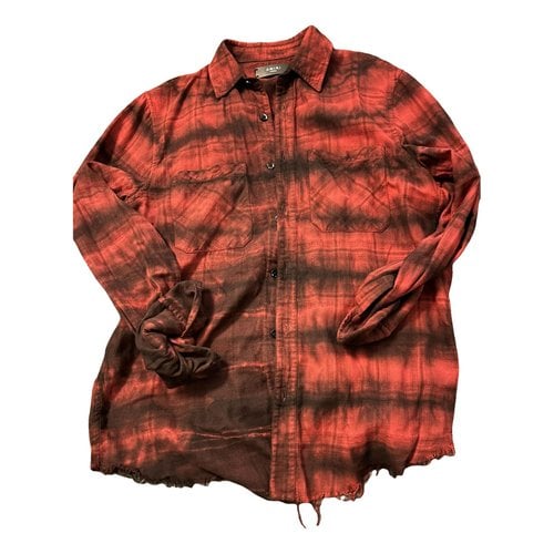 Pre-owned Amiri Shirt In Red