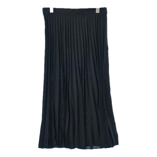 Pre-owned Miu Miu Maxi Skirt In Black