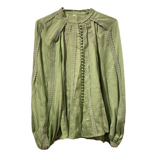 Pre-owned Acler Blouse In Green
