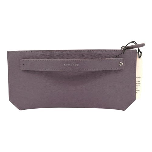 Pre-owned Senreve Leather Handbag In Purple