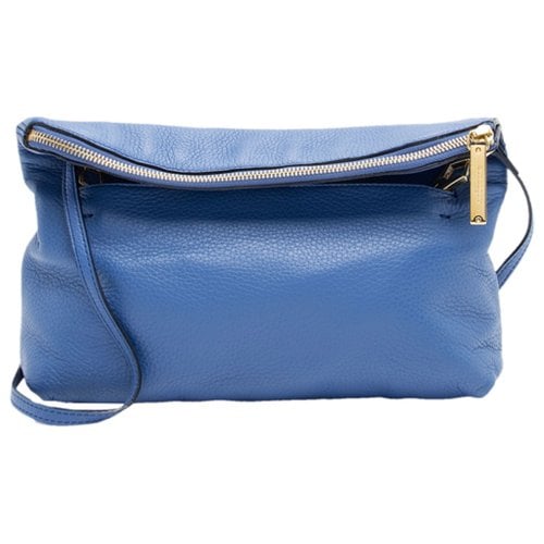 Pre-owned Burberry Leather Crossbody Bag In Blue