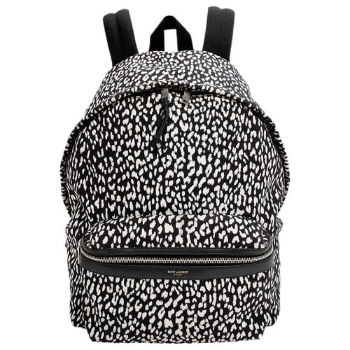 Pre-owned Saint Laurent Cloth Backpack In Multicolour