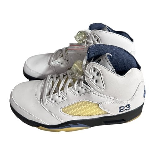 Pre-owned Jordan 5 High Trainers In Multicolour