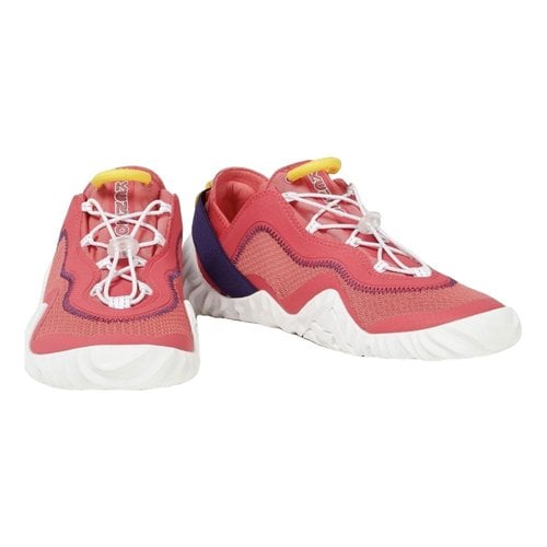 Pre-owned Kenzo Cloth Trainers In Pink