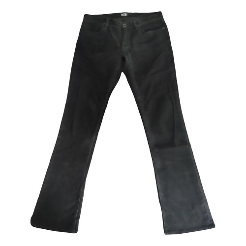 Pre-owned Ralph Lauren Velvet Straight Pants In Khaki
