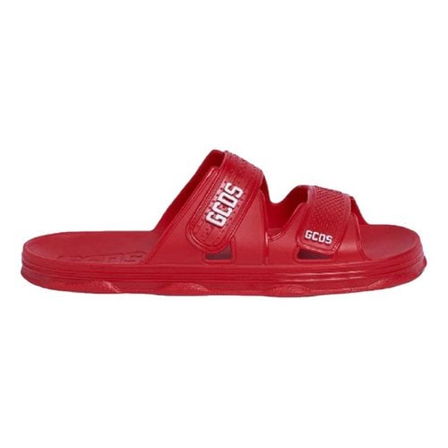 Pre-owned Gcds Sandals In Red