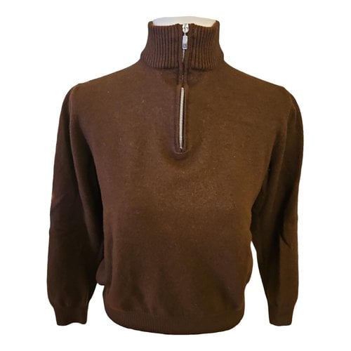 Pre-owned Canali Cashmere Jumper In Brown