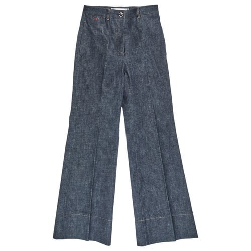 Pre-owned Victoria Beckham Bootcut Jeans In Blue