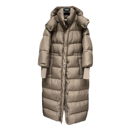 Pre-owned Peserico Puffer In Beige