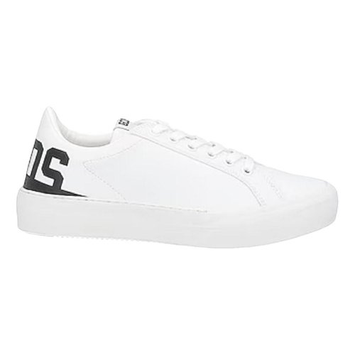 Pre-owned Gcds Leather Low Trainers In White