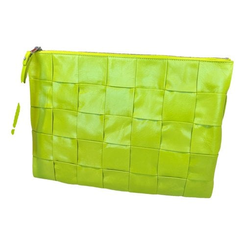 Pre-owned Bottega Veneta Leather Bag In Yellow