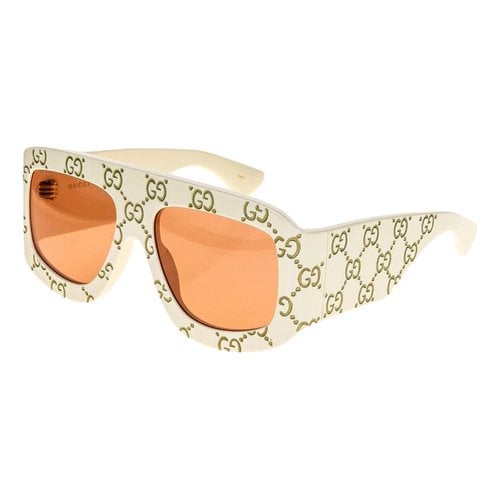 Pre-owned Gucci Sunglasses In Beige