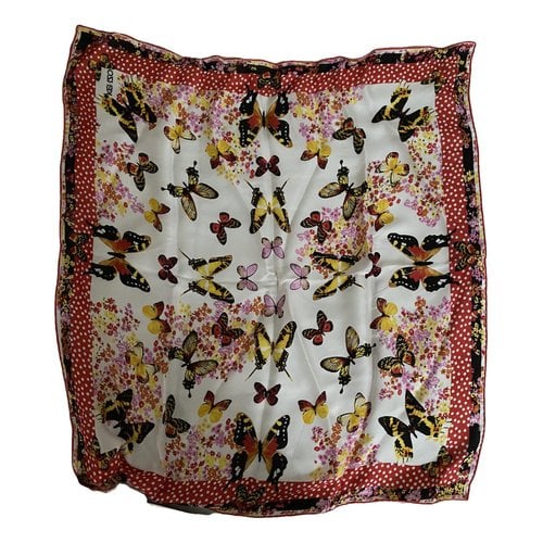 Pre-owned Kenzo Silk Handkerchief In Multicolour