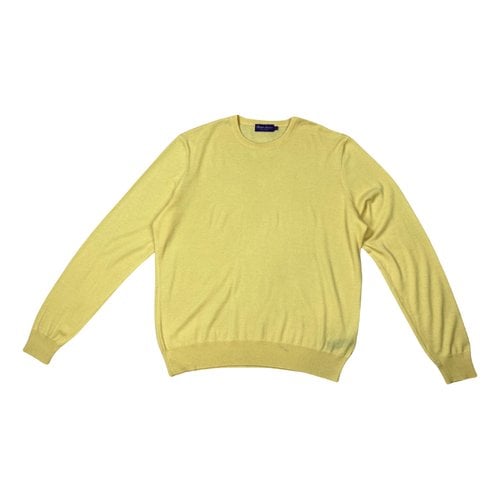 Pre-owned Ralph Lauren Cashmere Pull In Yellow