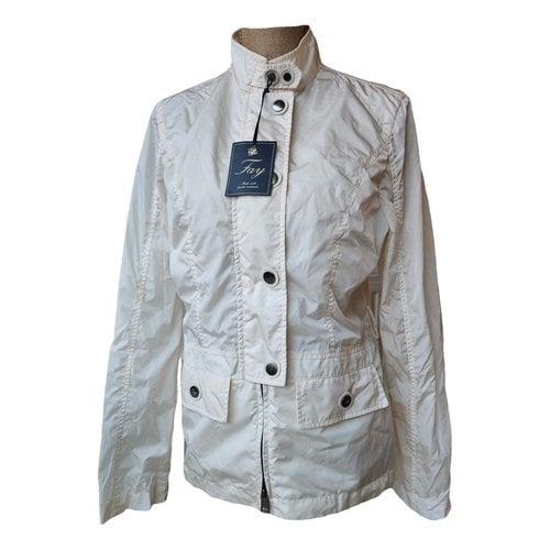 Pre-owned Fay Jacket In White