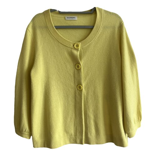 Pre-owned Repeat Cashmere Top In Yellow