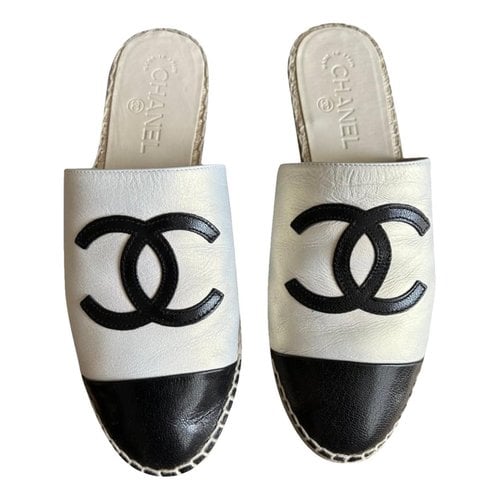 Pre-owned Chanel Leather Mules & Clogs In Other