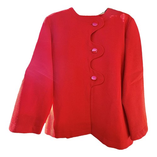 Pre-owned Pierre Cardin Suit Jacket In Red