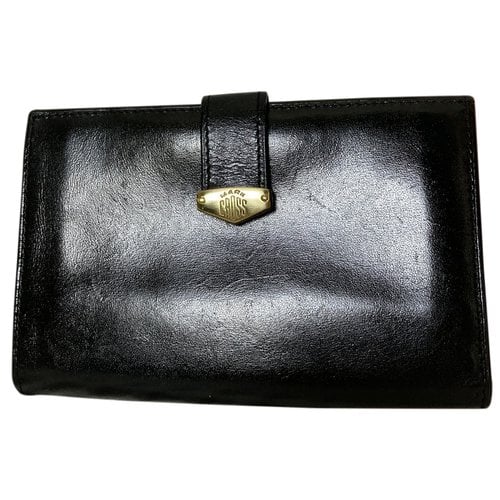 Pre-owned Mark Cross Leather Wallet In Black