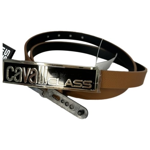 Pre-owned Class Cavalli Leather Belt In Brown