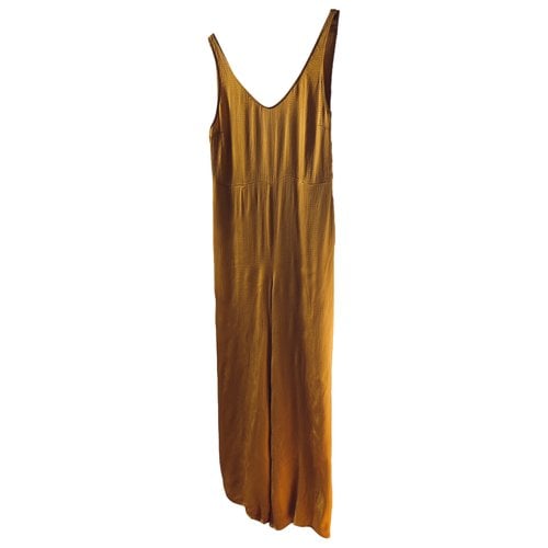 Pre-owned American Vintage Jumpsuit In Gold