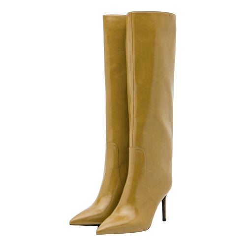 Pre-owned Jeffrey Campbell Leather Boots In Khaki