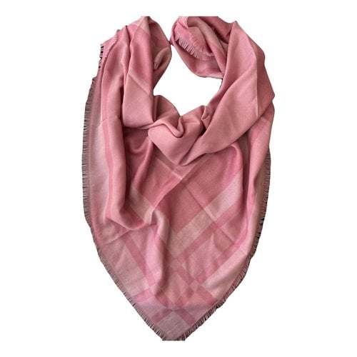 Pre-owned Loro Piana Cashmere Stole In Pink