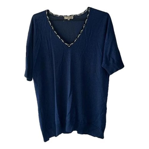 Pre-owned Etro Blouse In Navy