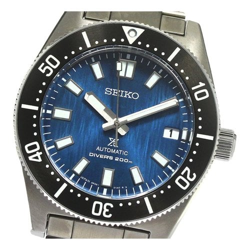 Pre-owned Seiko Watch In Blue