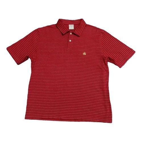 Pre-owned Brooks Brothers Polo Shirt In Red