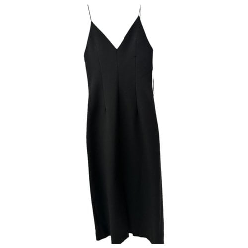 Pre-owned Ellery Wool Mid-length Dress In Black