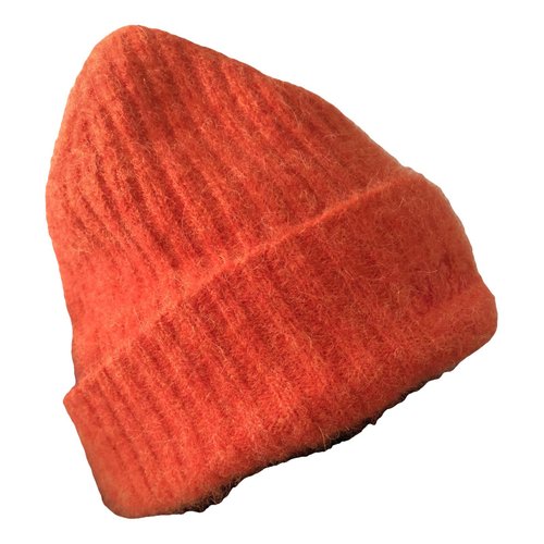 Pre-owned Mc2 Saint Barth Wool Hat In Orange