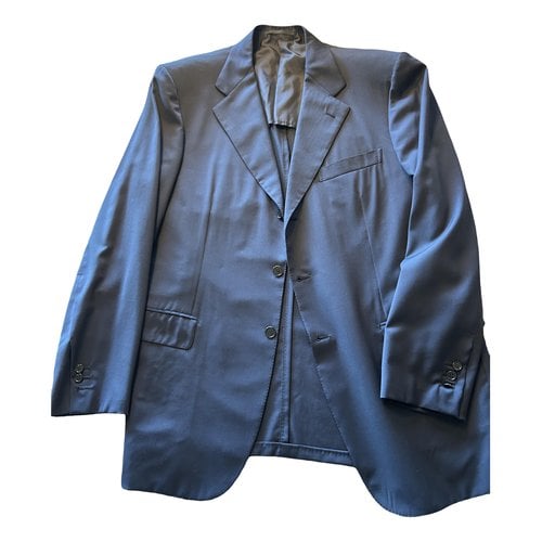 Pre-owned Brioni Wool Suit In Blue