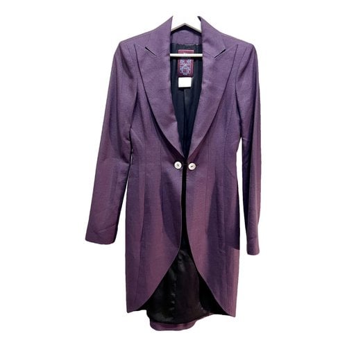 Pre-owned John Galliano Linen Coat In Other