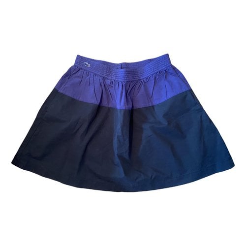 Pre-owned Lacoste Live Mini Skirt In Black
