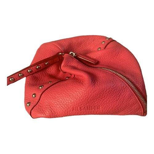 Pre-owned Jil Sander Leather Handbag In Pink