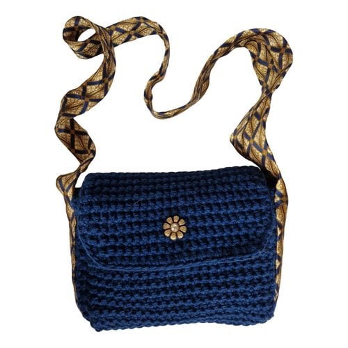 Pre-owned Lanvin Wool Handbag In Blue