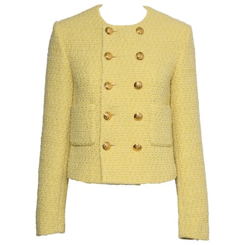 Pre-owned Celine Wool Blazer In Yellow