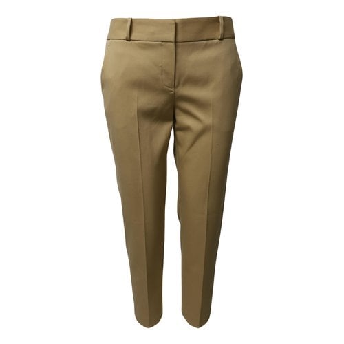 Pre-owned The Row Wool Straight Pants In Camel