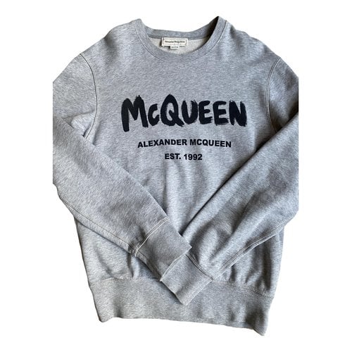 Pre-owned Alexander Mcqueen Sweatshirt In Grey