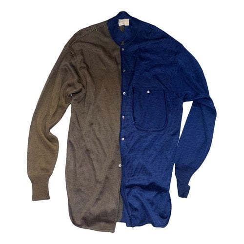 Pre-owned Claude Montana Cardigan In Blue