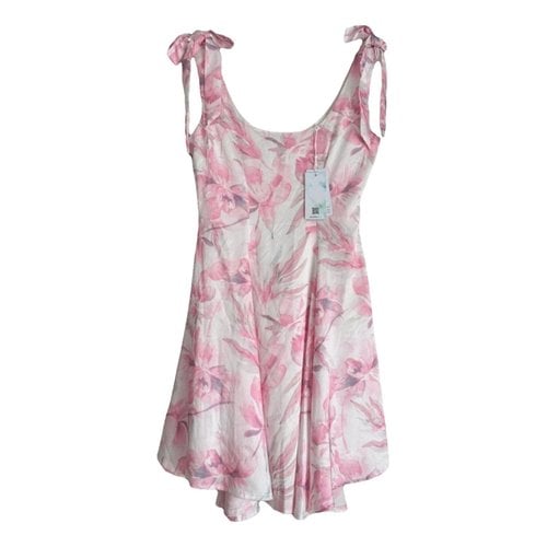 Pre-owned Guess Mini Dress In Pink