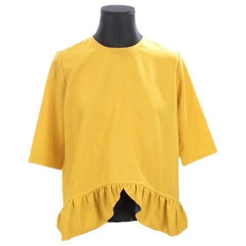 Pre-owned Roseanna Blouse In Yellow