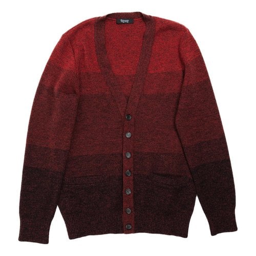 Pre-owned Undercover Wool Cardigan In Red